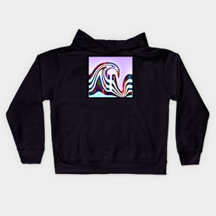 Rainbow spiral Kids Hoodie